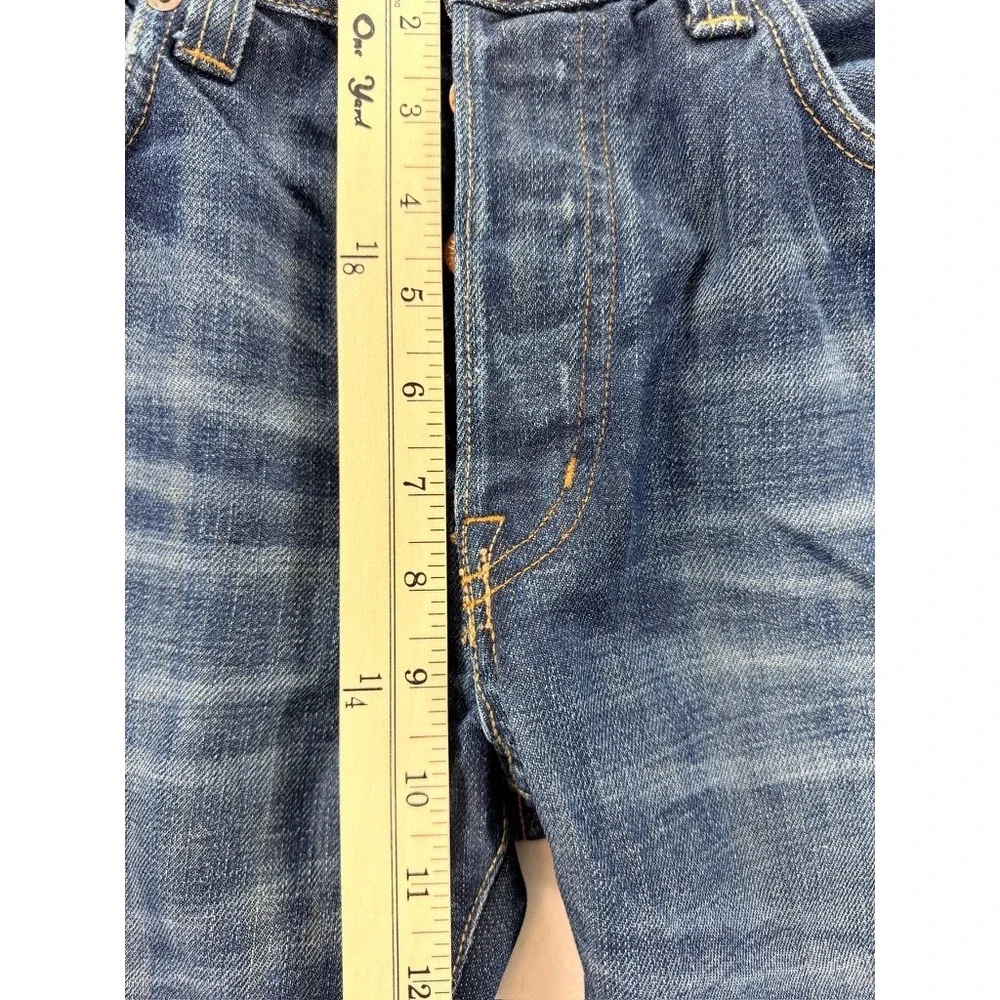 &Denim Men's Straight Leg Jeans 32x32 Button Fly Regular Waist